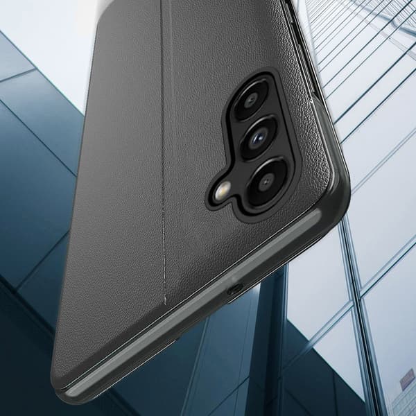 Eco Læder View Cover Galaxy A14 5G - Sort Black