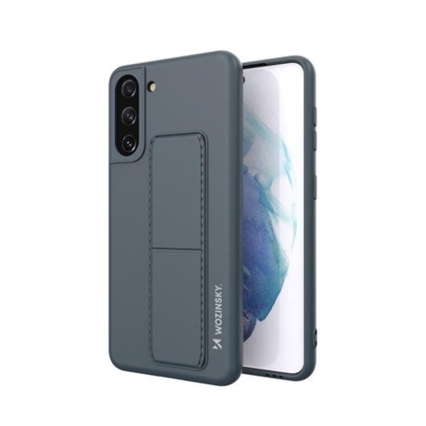 Wozinsky Kickstand Silicone Skal Samsung Galaxy S21 Plus 5G - Navy Blå Blå