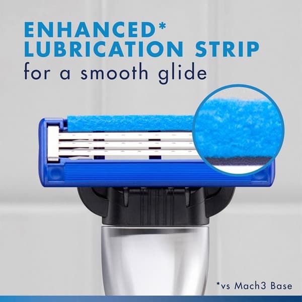 Gillette Rakblad Mach3 Turbo 6st Blå