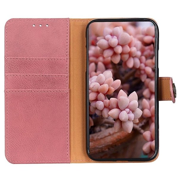KHAZNEH iPhone 14 Pro Max Plånboksfodral Retro - Rosa
