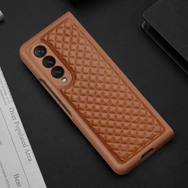 Dux Ducis Galaxy Z Fold 4 -kuori Venice - Ruskea Brun