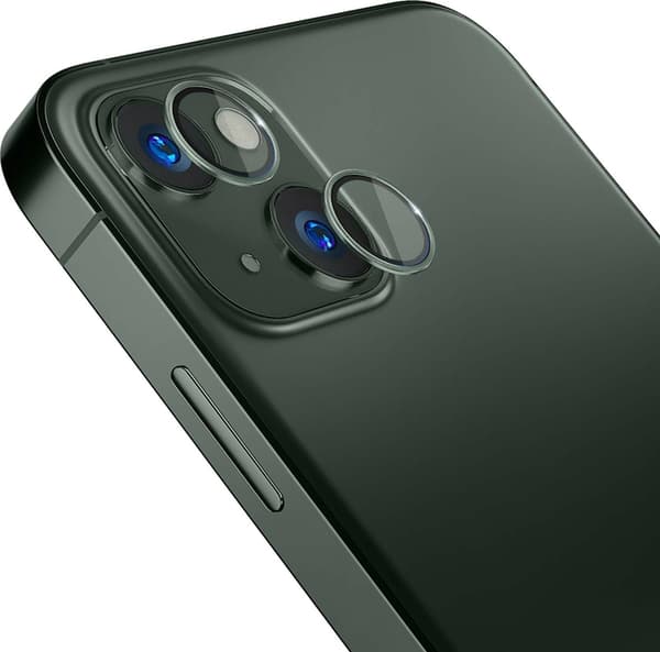 3MK iPhone 15 Plus härdat glas Kameraskydd - Grön
