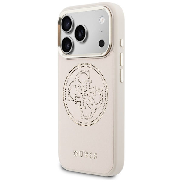 Guess Mobilskal För iPhone 17 Pro Max MagSafe  Perforated 4G - Rosa