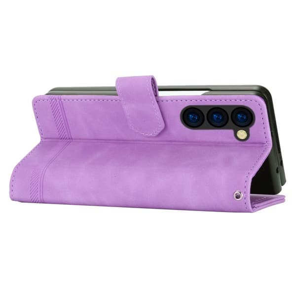 DIERFENG DF-03 Samsung Galaxy Z Fold6 Plånboksfodral Konstläder - Lila