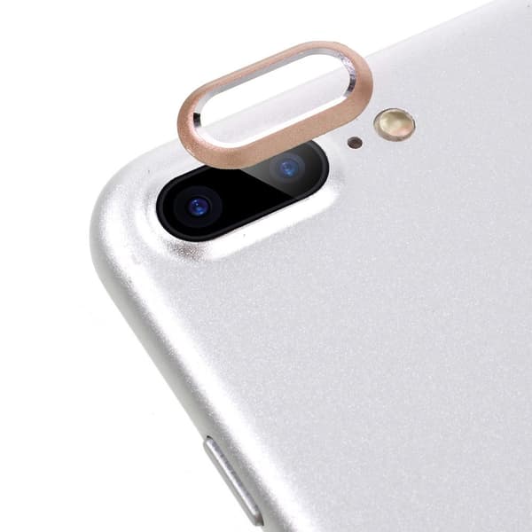 Kameralinsskydd i Härdat Glas till iPhone 7 Plus - Guld Gul