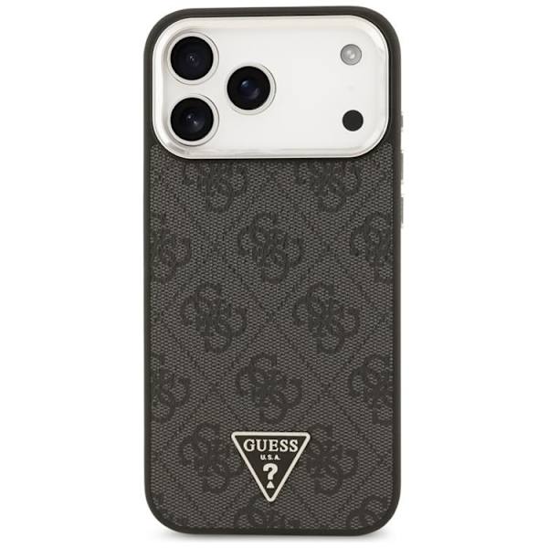 Guess Mobilskal till iPhone 17 Pro Max MagSafe 4G Triangle Logo - Silver Silver