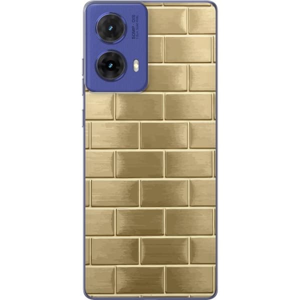 Mobilskal till Motorola Moto G85 med Gyllene Murstenar