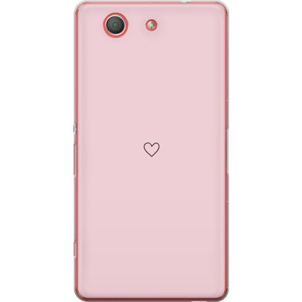 Telefontaske til Sony Xperia Z3 Compact med lille hjerte