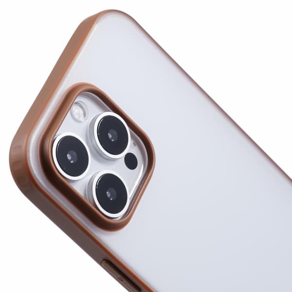 X-LEVEL Mobilskal till iPhone 16 Pro Max PC+TPU Frosted Guld