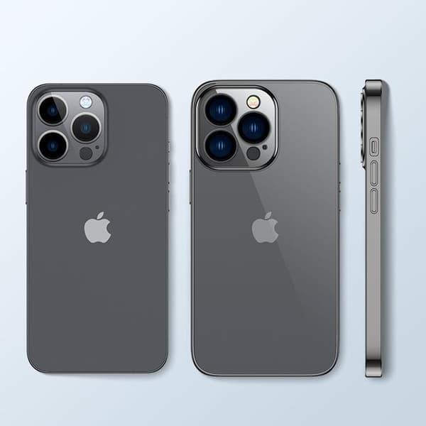 Joyroom iPhone 14 Plus Cover 14Q Med Metalramme - Sort Black