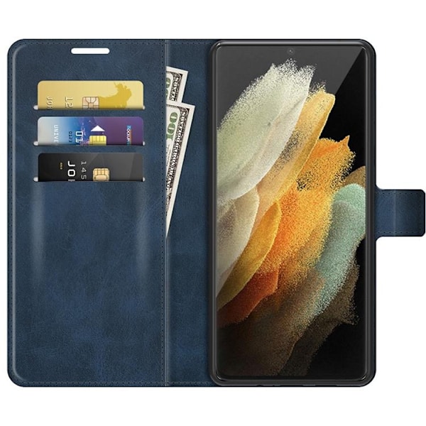 Flip Folio Fodral Galaxy S22 Plus - Blå Blå