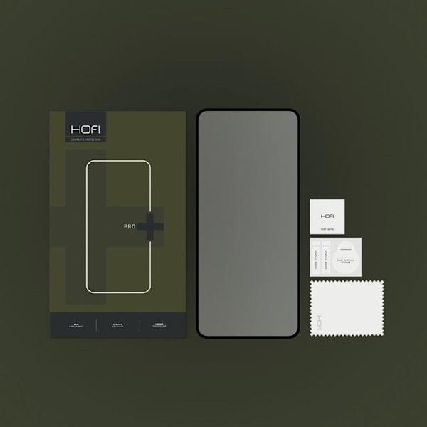 Hofi iPhone X/XS/11 Pro Härdat Glas Skärmskydd Pro Plus - Svart Svart