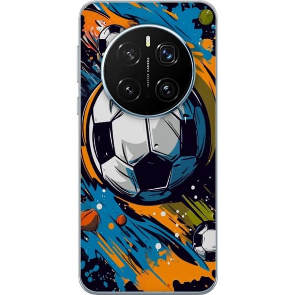 Telefontaske til Honor Magic7 Pro med fodbolde