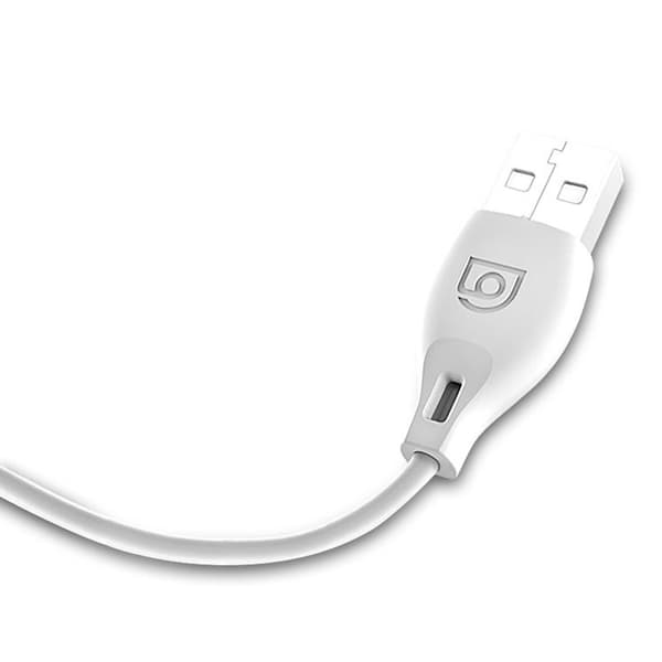 Dudao USB-A till Lightning kabel 1m - Vit Vit
