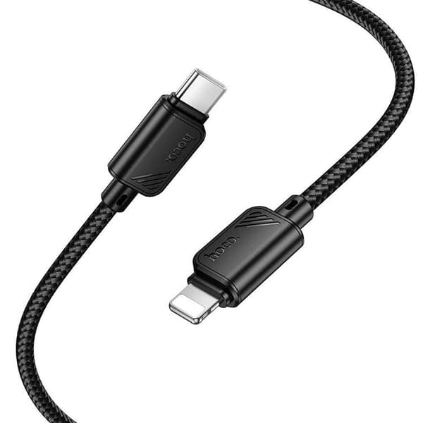 HOCO USB-C - Lightning 27W Kabel 1m X113 PD - Sort Svart