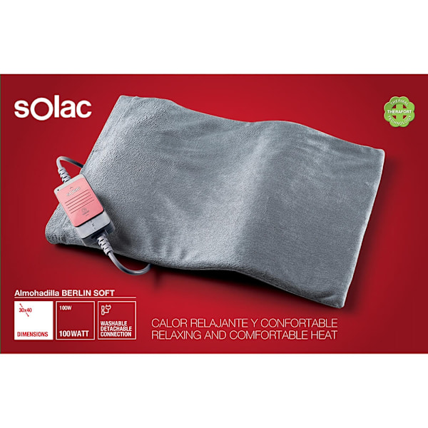 SOLAC Värmedyna Berlin Soft 100W