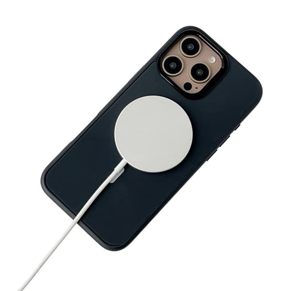 Mobilskal till iPhone 16 Pro Max MagSafe 4 Colors NFC DIY Smart E-Ink - Svart Svart