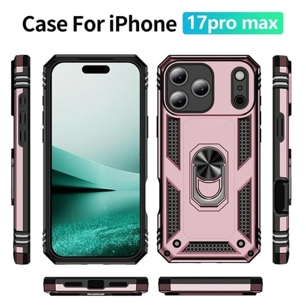 Mobilskal till iPhone 17 Pro Max med Kickstand - Roséguld Roséguld