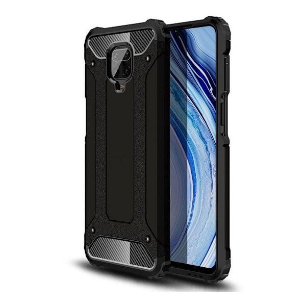 Xiaomi Redmi Note 9S/9 Pro Skal Forcell Armor - Svart Svart