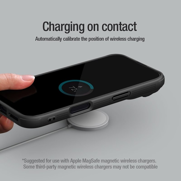 NILLKIN CamShield Prop Mobilskal till iPhone 16 Pro MagSafe Blå