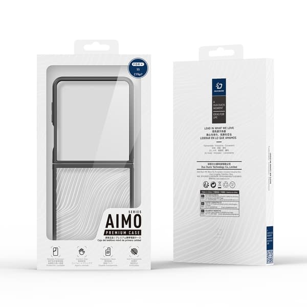 Dux Ducis Telefontaske til Galaxy Z Flip 7 Aimo - Sort Svart