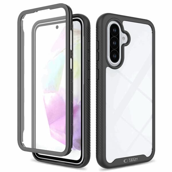 Tech-Protect telefontaske til Galaxy A36/A56 5G Defense - Sort Svart