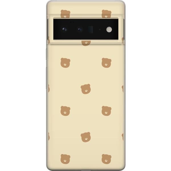Mobilskal till Google Pixel 6 Pro med Björnmönster