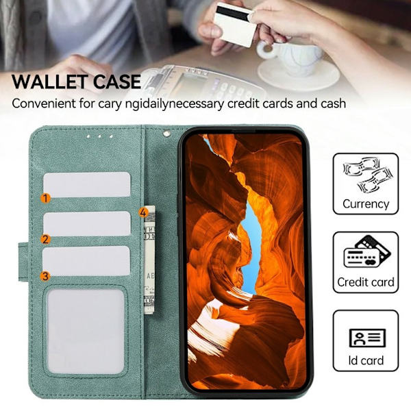ABEEL Samsung Galaxy S25 FE Plånboksfodral Splicing Konstläder Blå