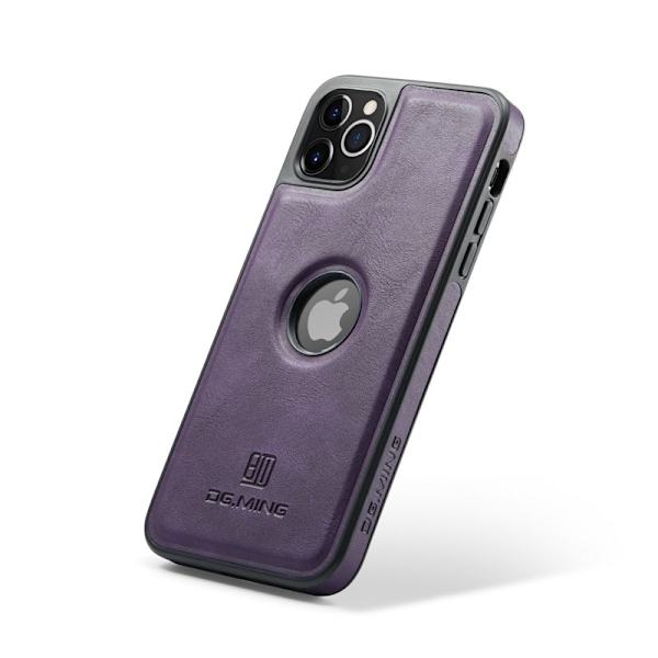 DG.MING Mobilskal till iPhone 11 Pro Max Läderbeläggning Lila