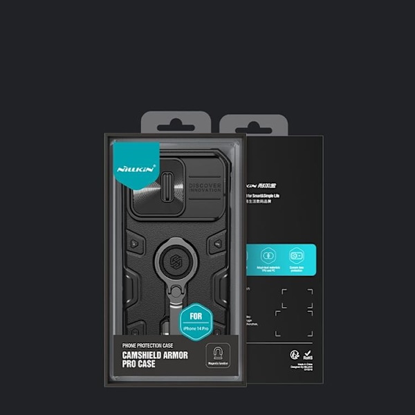 Nillkin iPhone 14 Pro Skal Magsafe CamShield Armor Pro Magnetic - Blå