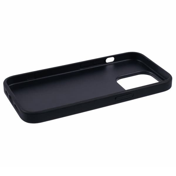 X-LEVEL iPhone 15 Pro Skal med Kortfack Läder Svart
