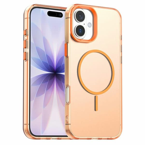 Mobilskal till iPhone 17 MagSafe Candy Color - Orange Orange