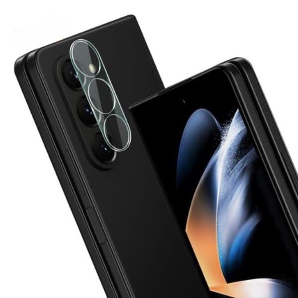 [2-PACK] Galaxy Z Flold 5 hærdet glas objektivdæksel - klar Transparent