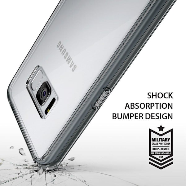 Ringke Fusion Shock Absorption Skal till Samsung Galaxy S8 Plus - Grå grå