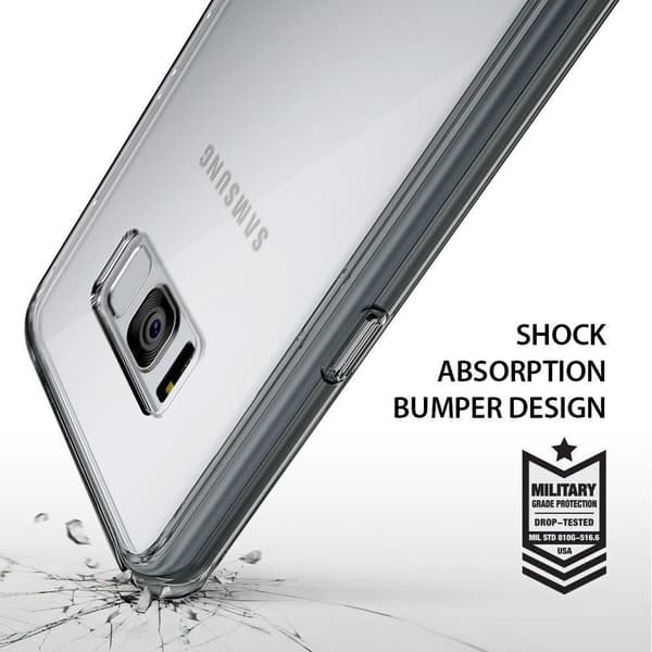 Ringke Fusion Stødabsorberende Taske til Samsung Galaxy S8 Plus - Grå Grey