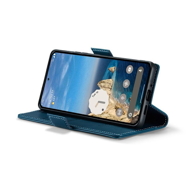 CASEME Plånboksfodral Konstläder för Google Pixel 10 Pro - Blå