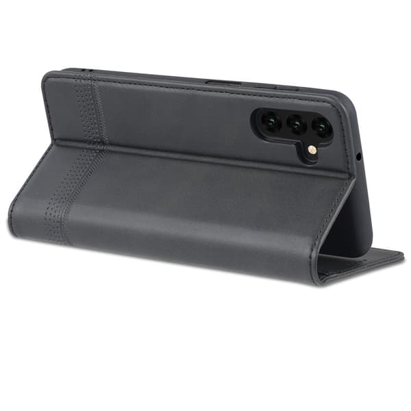 AZNS Samsung Galaxy A13 Plånboksfodral i Konstläder - Svart