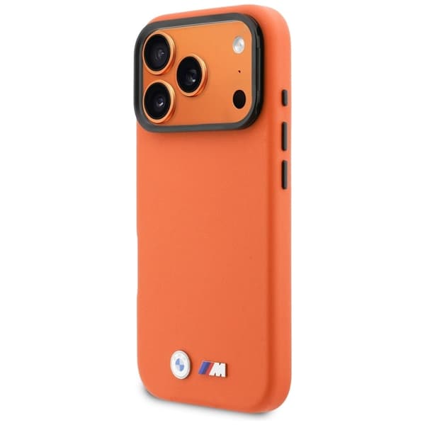 BMW Mobilskal För iPhone 17 Pro MagSafe M Sign Metal Logo - Orange Orange