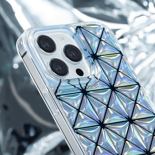 Kingxbar iPhone 14 Pro Skal Miya - Rainbow Flerfärgad