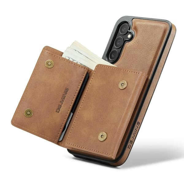 DG.Ming Plånboksfodral för Samsung Galaxy S26 RFID-blockerande - Brun