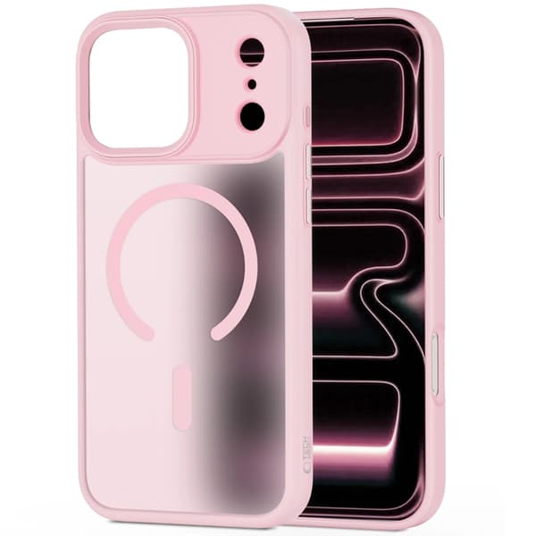Tech-Protect Mobilskal till iPhone 17 Pro Max Magsafe Magmat - Matte Rosa Rosa