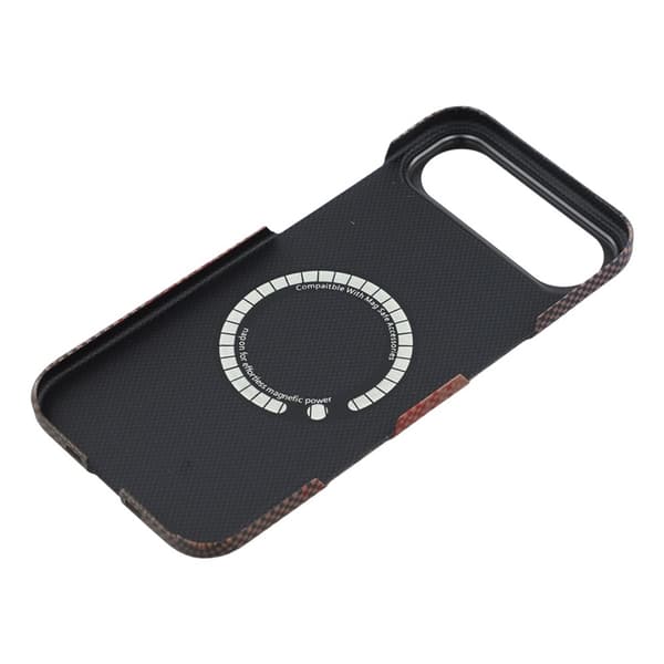 Mobilskal till iPhone Air MagSafe Aramid Fiber Gradient Gul