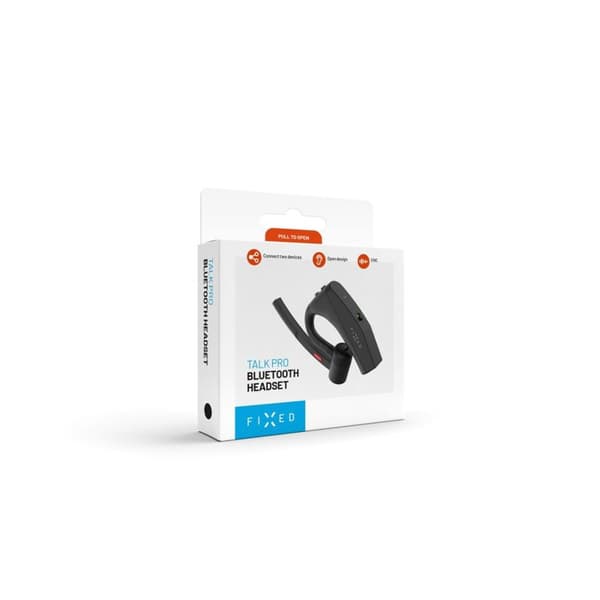FIXED Talk Pro Trådlös Open-Ear Mono Headset med ENC Svart