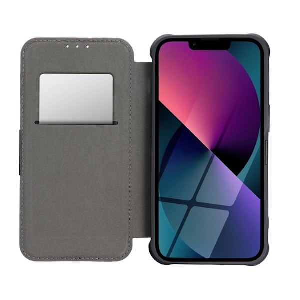 iPhone 15 Plus Plånboksfodral Razor Holster - Blå
