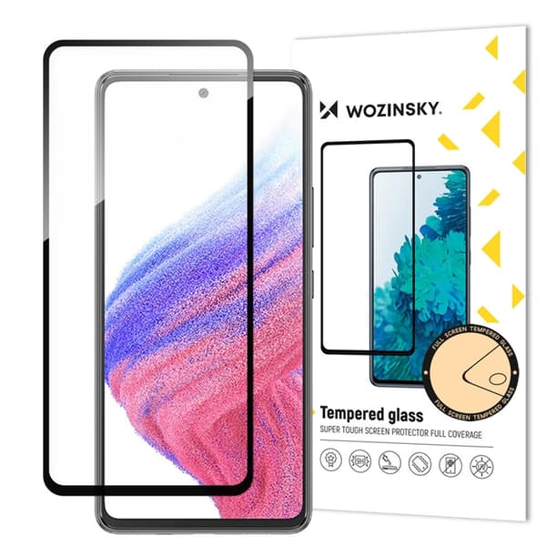Wozinsky Galaxy A54 5G Härdat Glas Skärmskydd Full Glue 9H Transparent