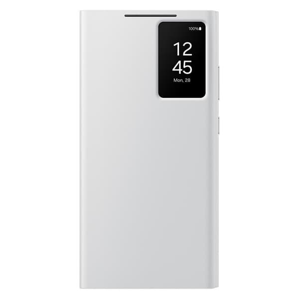 Samsung Galaxy S24 Ultra Plånboksfodral Smart View - Valkoinen Vit