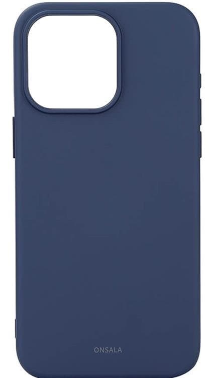 Onsala iPhone 15 Pro Max Mobilskal Magsafe Silicone - Mørkeblå Blå