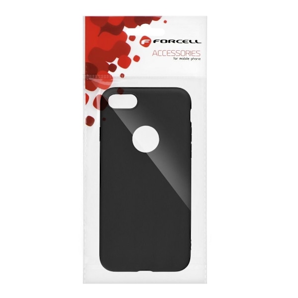 iPhone 12/12 Pro Skal Forcell Soft Mjukplast Svart Svart