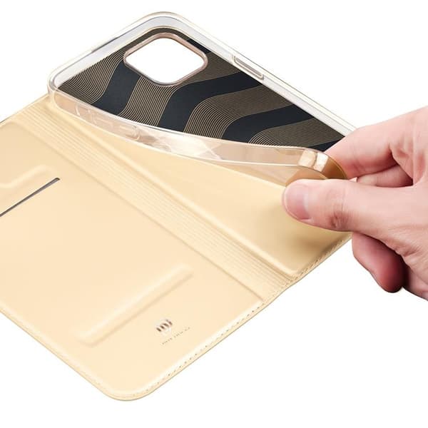Dux Ducis iPhone 14 Plus mobilfodral Skin Series Holster - Guld Guld