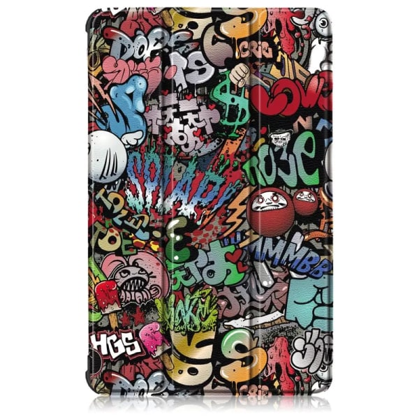 Galaxy Tab S6 Lite 10.4 -lompakkokotelo - Graffiti
